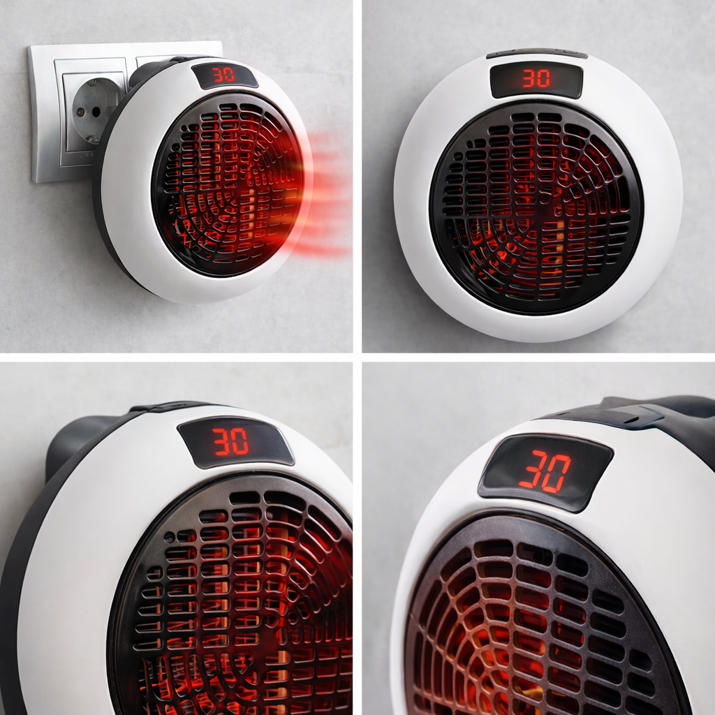 🔥 CALEFACTOR PORTÁTIL 900W ❄️➡️🔥 DEL FRÍO EXTREMO AL CONFORT ABSOLUTO CON SOLO ENCENDERLO 🏡