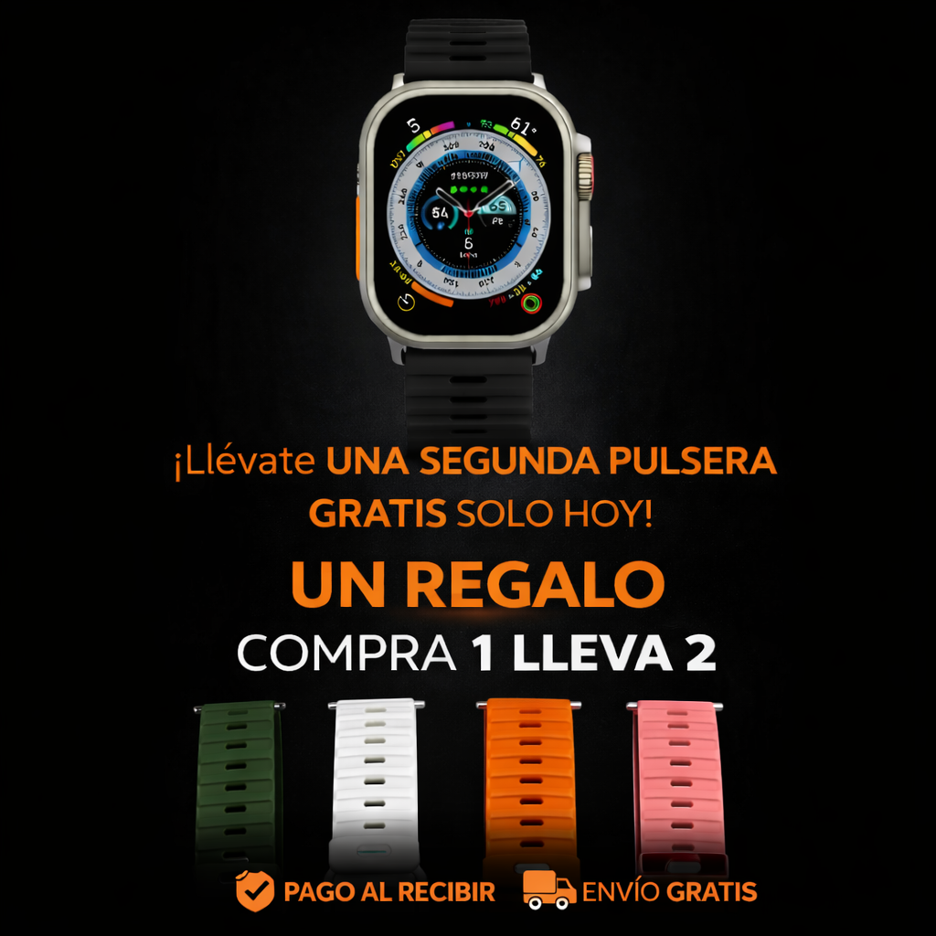 ⌚ AirWatch ULTRA PRO con 2 correas incluidas + caja y cargador por inducción premium + REGALO EXCLUSIVO 🔥