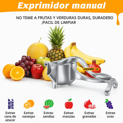 EXPRIMIDOR METÁLICO – MÁS ZUMO EN MENOS TIEMPO
