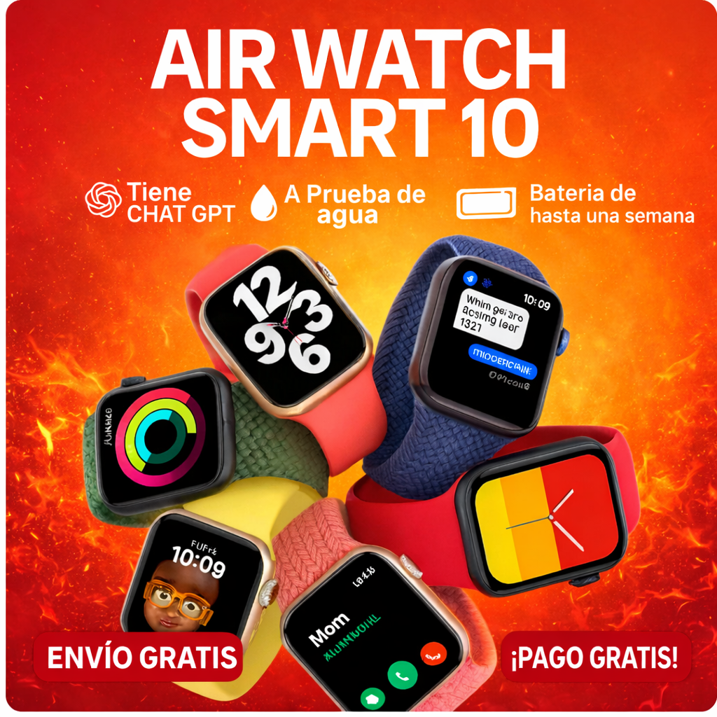 ⌚ Controla tu día, tu salud y tu tiempo con el SMARTWATCH SERIE 10 💎 🚀 TECNOLOGÍA INTELIGENTE EN TU MUÑECA | 🔥 OFERTA ESPECIAL SOLO HOY