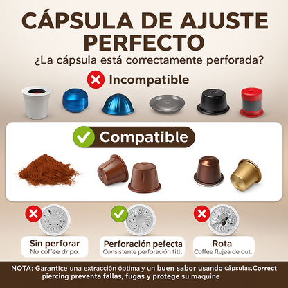 💎 Cafetera Portátil 3 en 1 – 👉 Espresso perfecto con cápsulas, café molido o instantáneo. ✨ ¡Llévala contigo a todas partes!