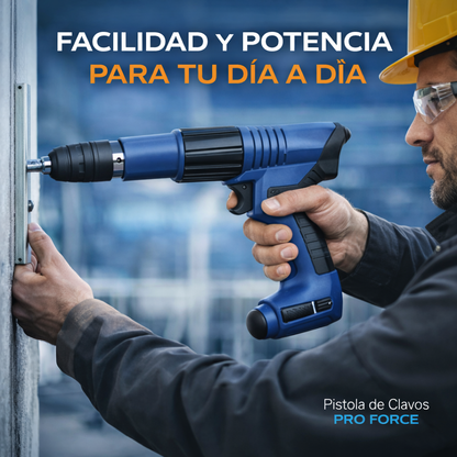 🔧 Pistola de Clavos PRO FORCE con KIT COMPLETO + Maletín Profesional + Gafas y Protección Auditiva INCLUIDAS 🎯🔥