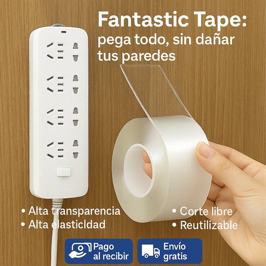 Fantastic Tape: pega todo, sin dañar tus paredes