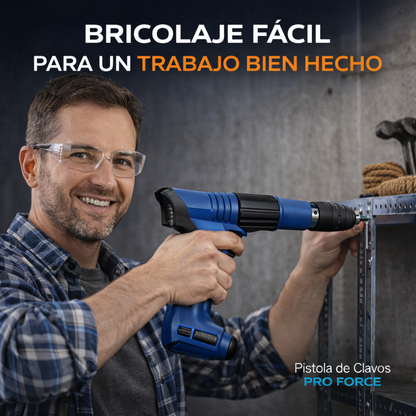 🔧 Pistola de Clavos PRO FORCE con KIT COMPLETO + Maletín Profesional + Gafas y Protección Auditiva INCLUIDAS 🎯🔥