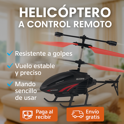 Mini Helicóptero Turbo – Diversión sin límites para toda la familia