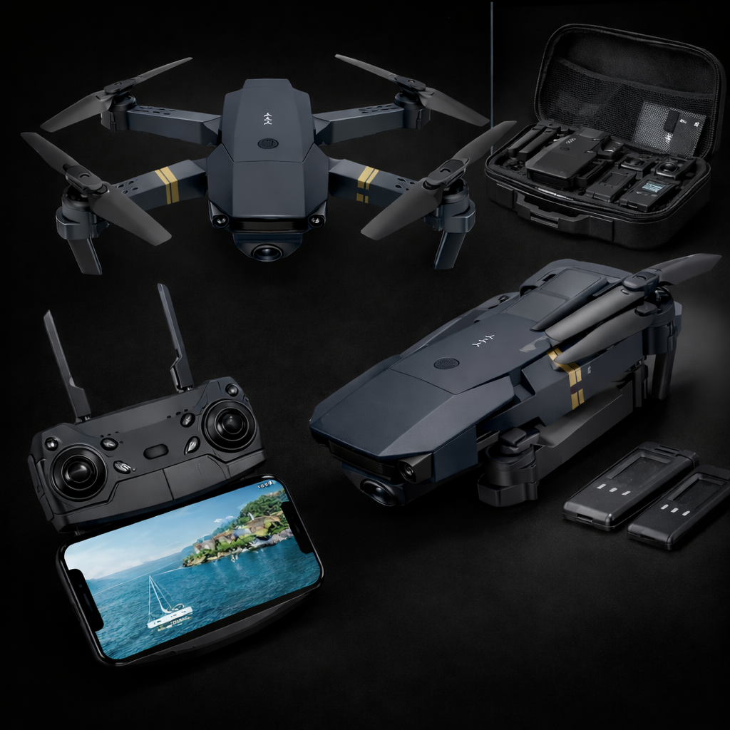 🚁 DRON W8 PRO MAX con maleta de transporte incluida + control remoto + batería de larga duración + REGALO EXCLUSIVO 🔥