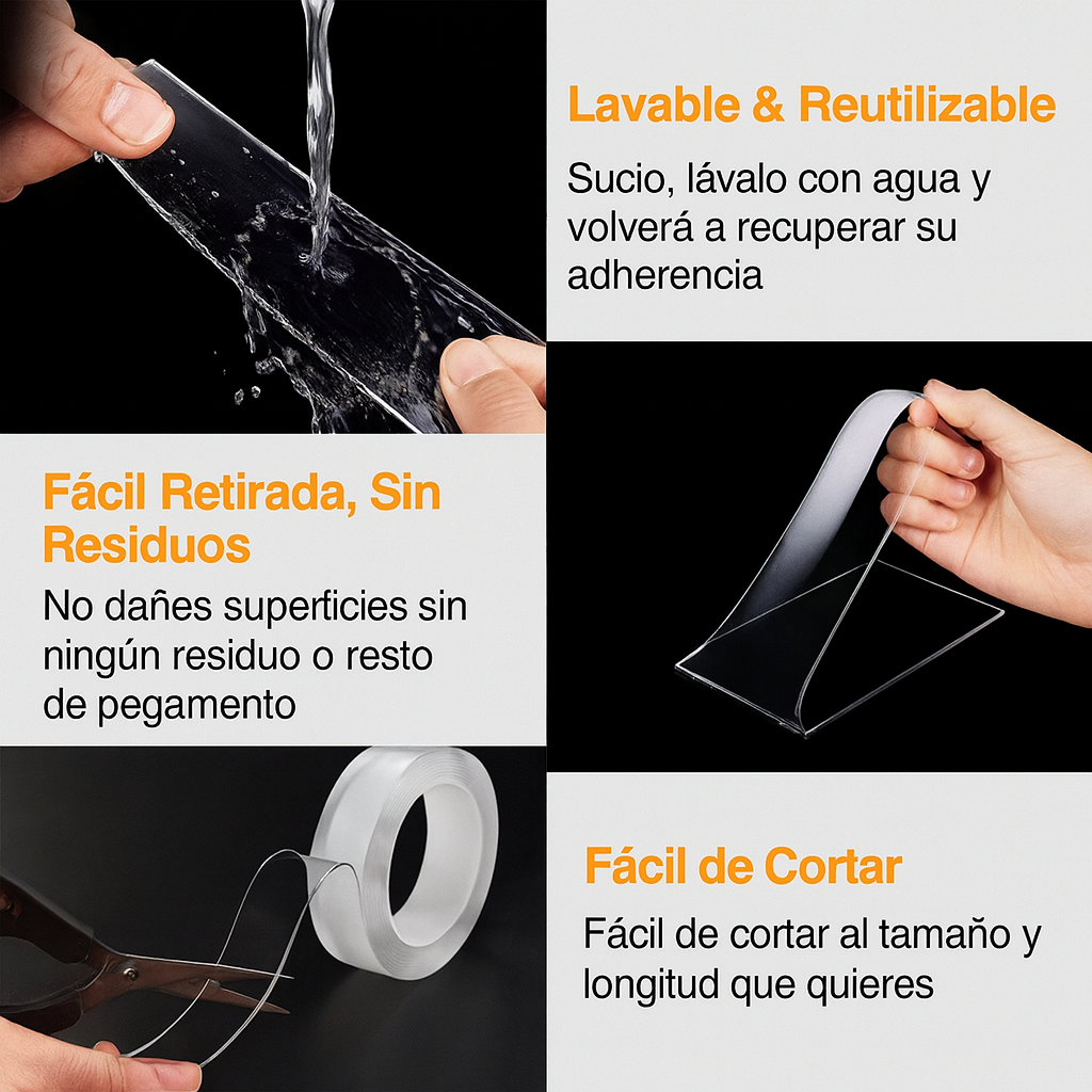 Fantastic Tape: pega todo, sin dañar tus paredes