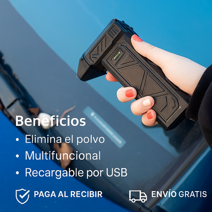 El Turbo Más Potente en tus Manos – Mini Soplador y Aspirador 2 en 1, 300.000 RPM