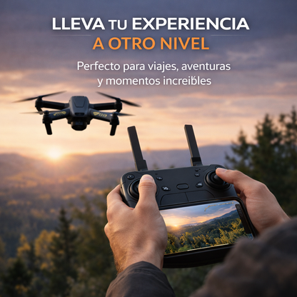 🚁 DRON W8 PRO MAX con maleta de transporte incluida + control remoto + batería de larga duración + REGALO EXCLUSIVO 🔥