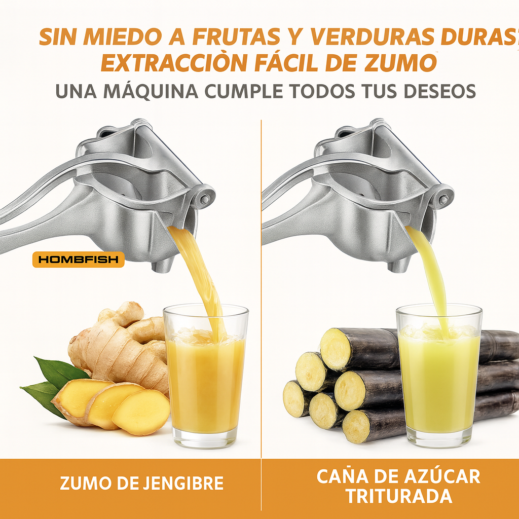 EXPRIMIDOR METÁLICO – MÁS ZUMO EN MENOS TIEMPO