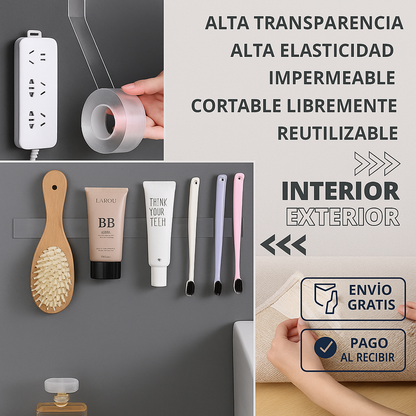 Fantastic Tape: pega todo, sin dañar tus paredes