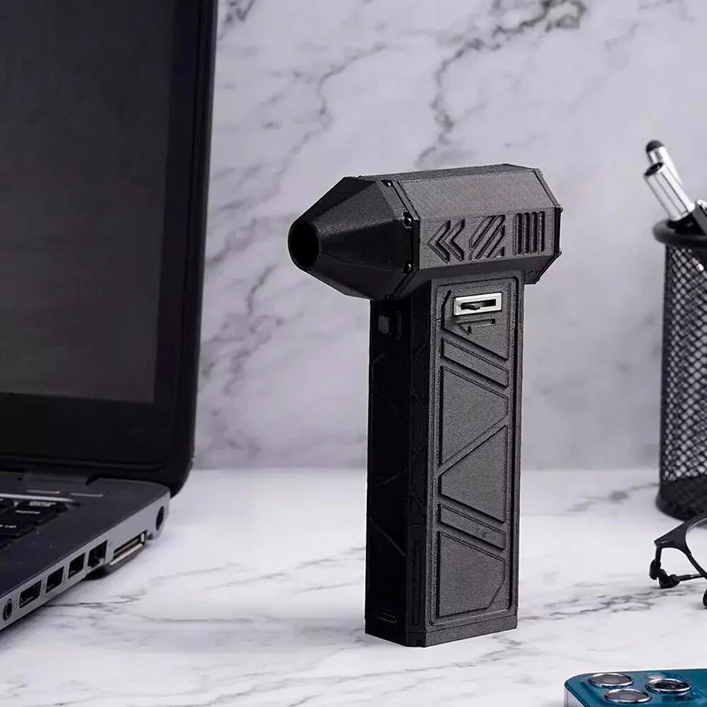 El Turbo Más Potente en tus Manos – Mini Soplador y Aspirador 2 en 1, 300.000 RPM