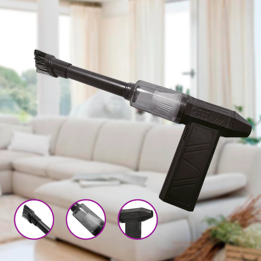 El Turbo Más Potente en tus Manos – Mini Soplador y Aspirador 2 en 1, 300.000 RPM